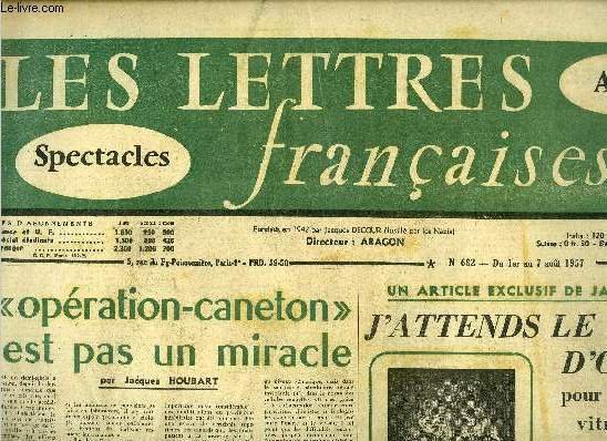 Les Lettres Fran Aises N 682 L Op Ration Caneton N Est Pas Un Miracle