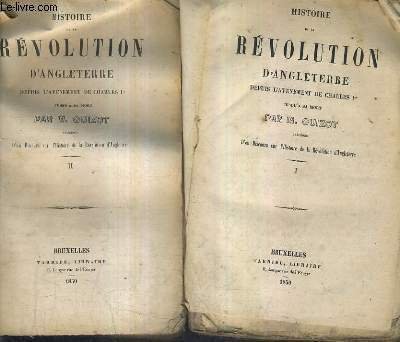 HISTOIRE DE LA REVOLUTION D ANGLETERRE DEPUIS L AVENEMENT DE CHARLES