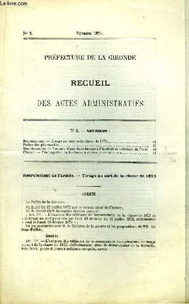 Recueil Des Actes Administratifs N Prolongation De La Chasse