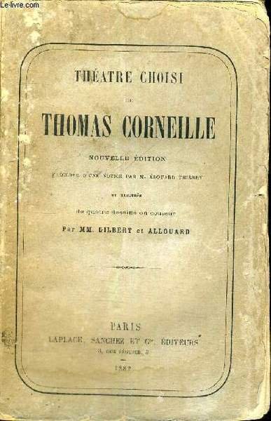 Theatre Choisi De Thomas Corneille Nouvelle Edition Libro