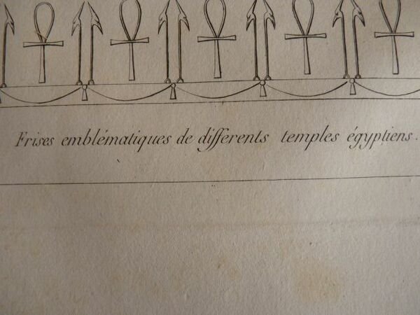 Voyage dans la Basse et Haute Egypte Frises emblématiques de