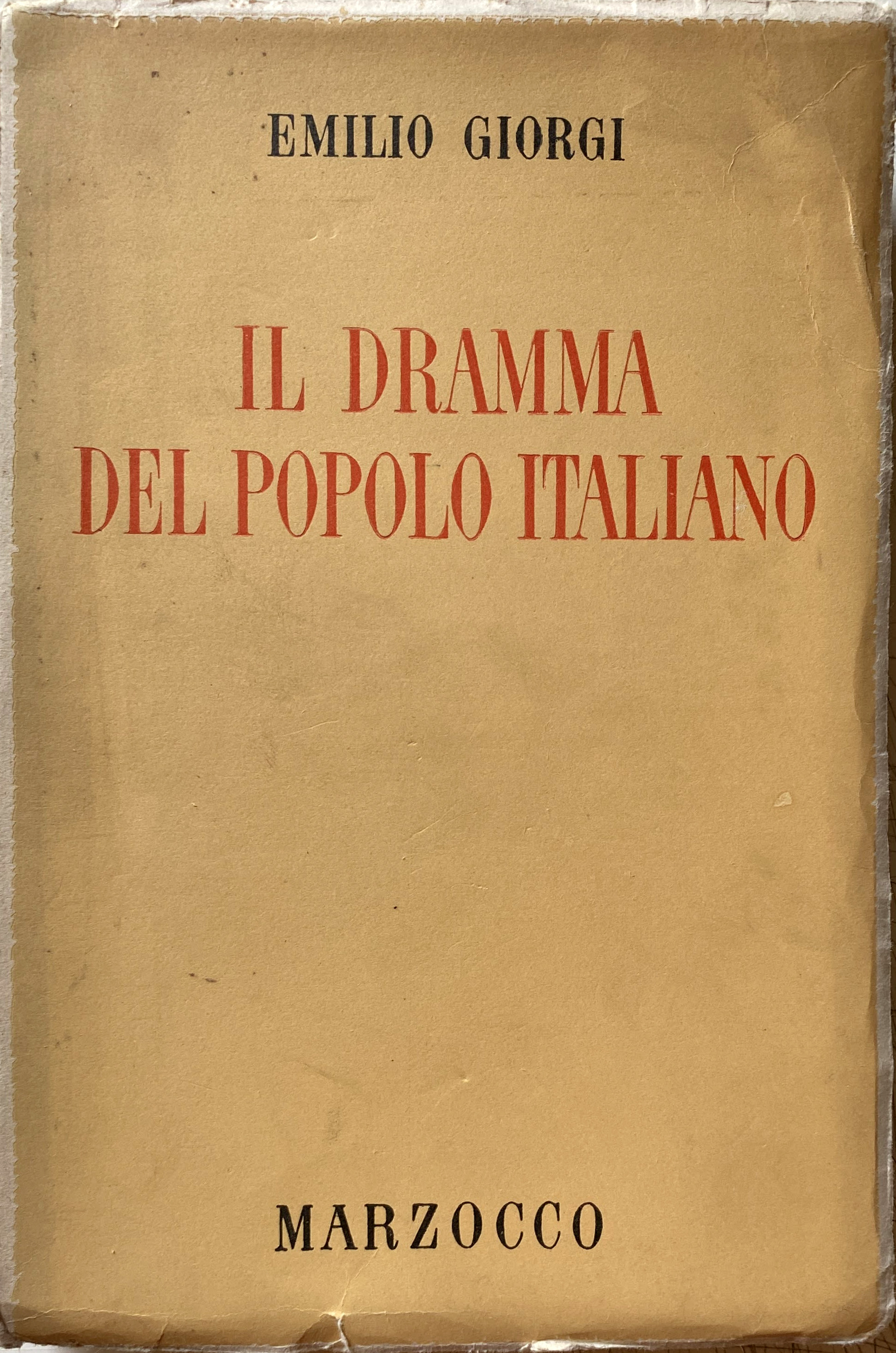 IL DRAMMA DEL POPOLO ITALIANO