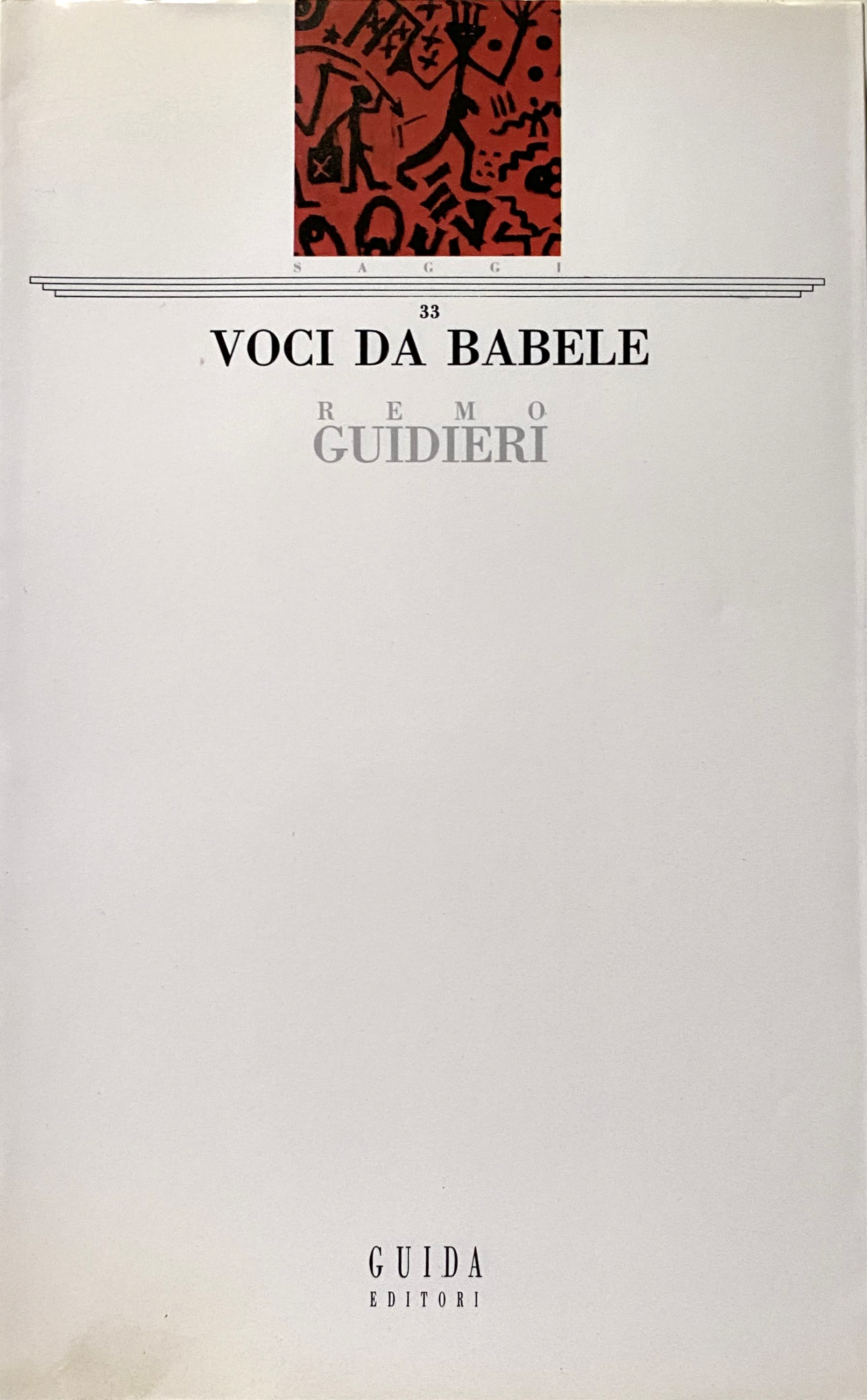 VOCI DA BABELE. SAGGI DI CRITICA DELL'ANTROPOLOGIA