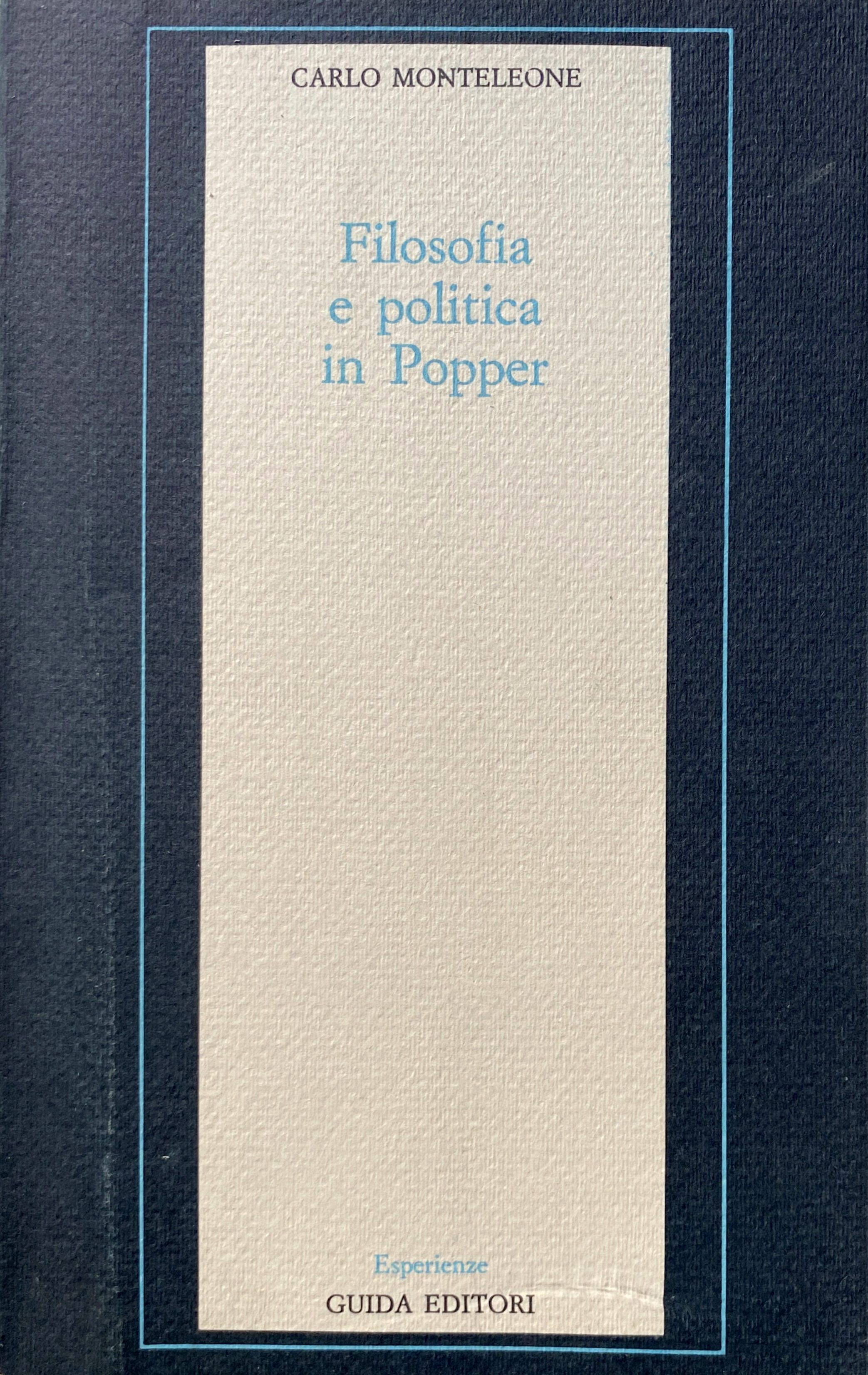 FILOSOFIA E POLITICA IN POPPER