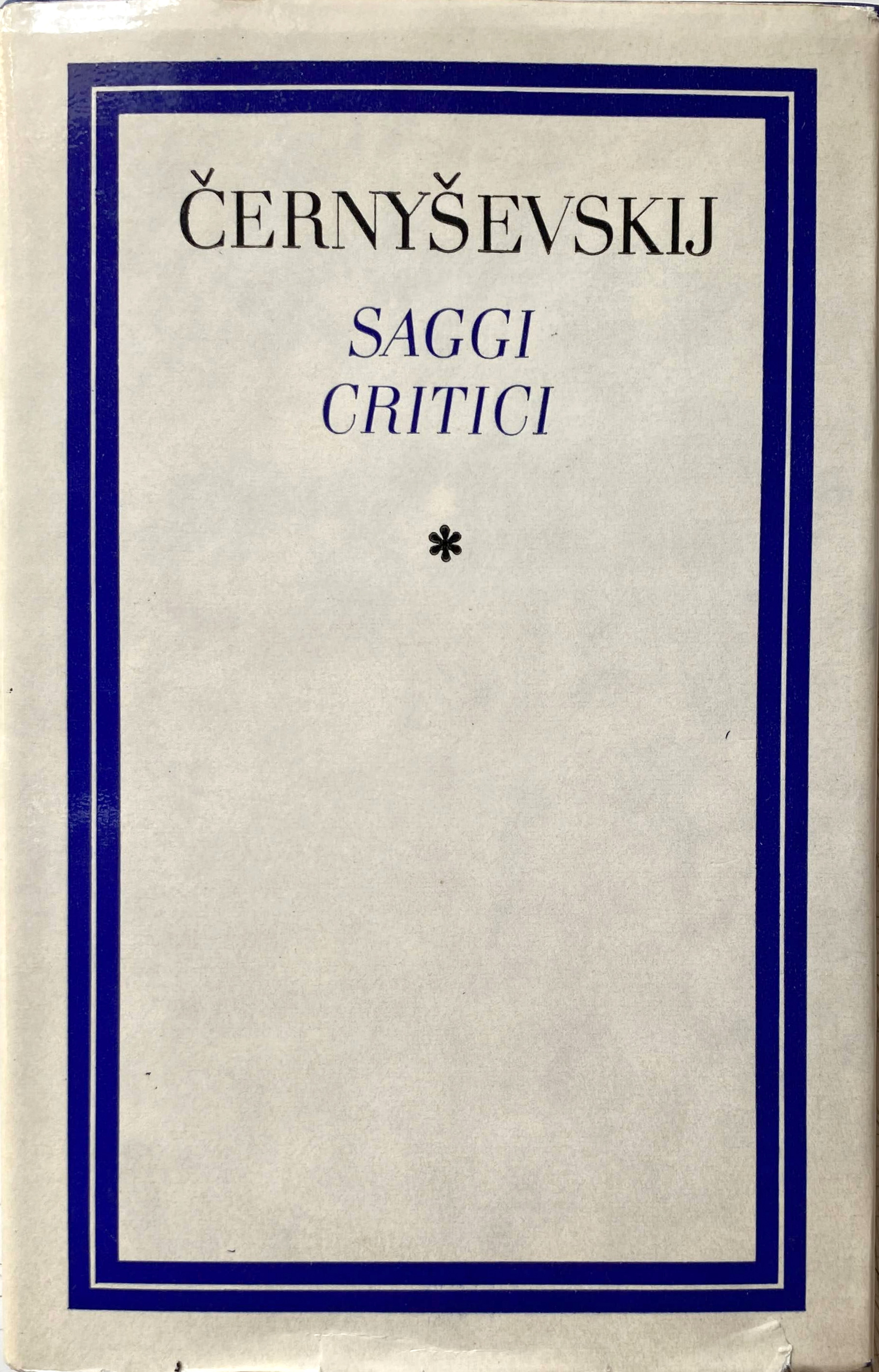 SAGGI CRITICI