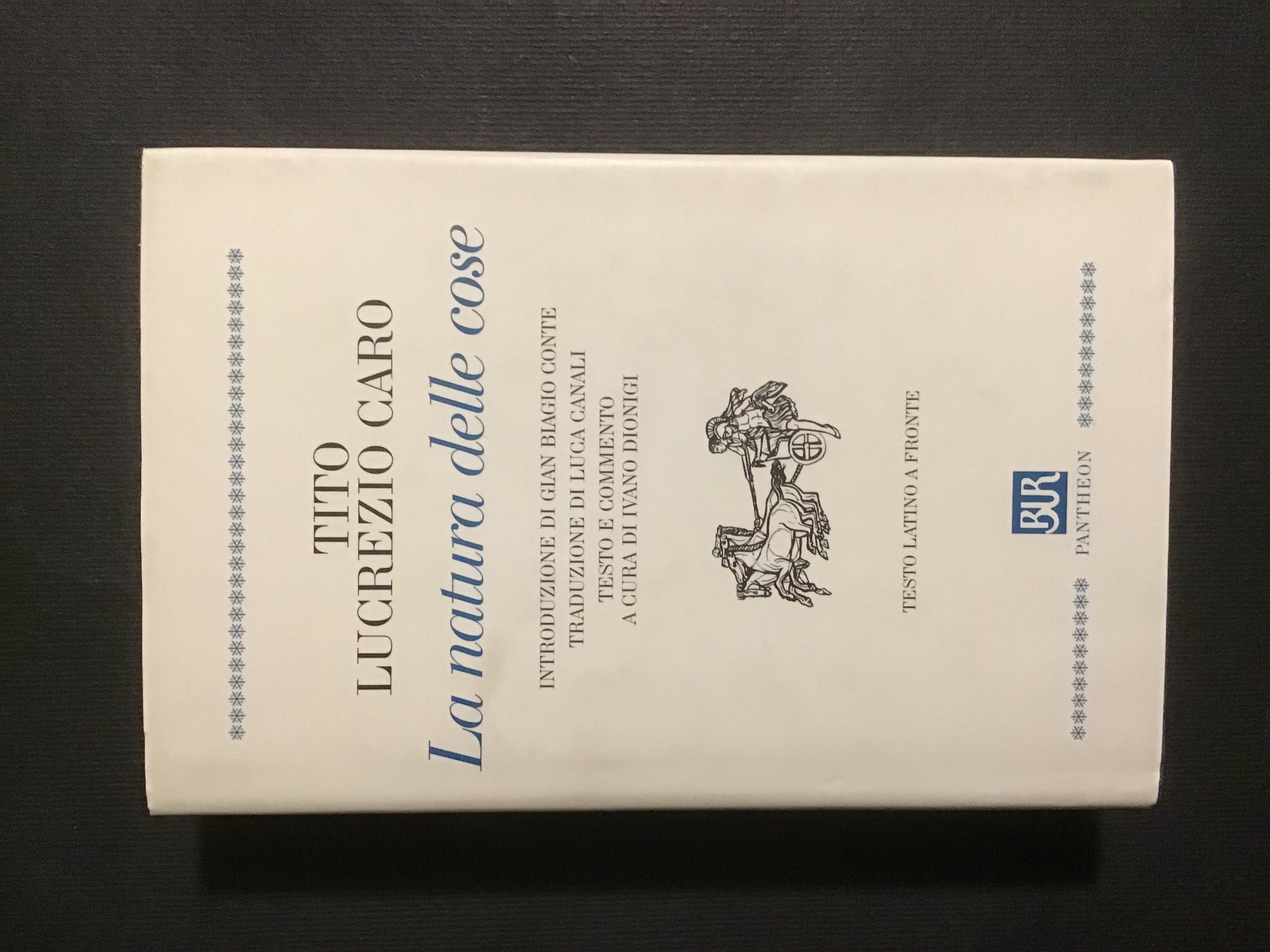 LA NATURA DELLE COSE