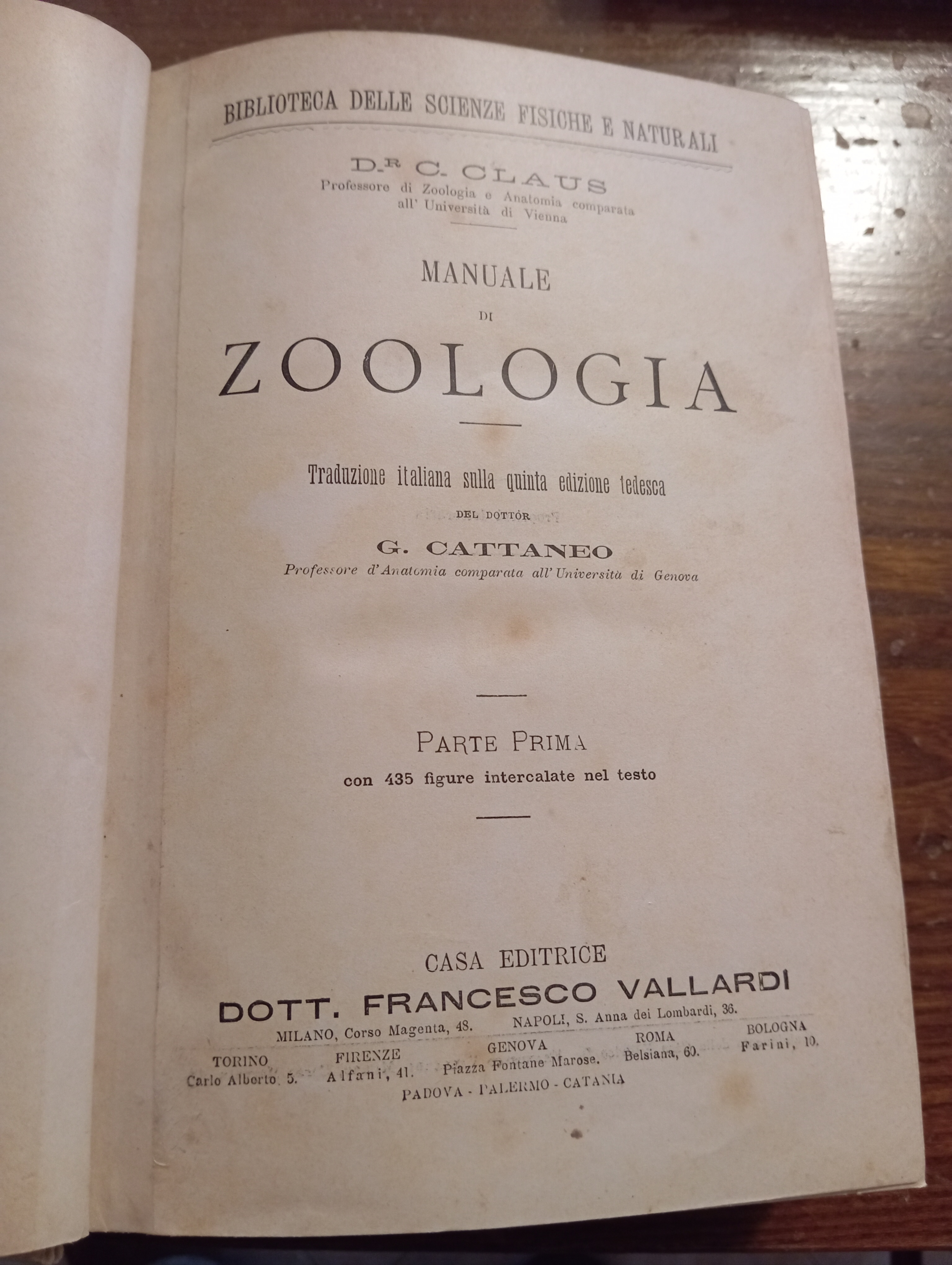 Manuale di zoologia