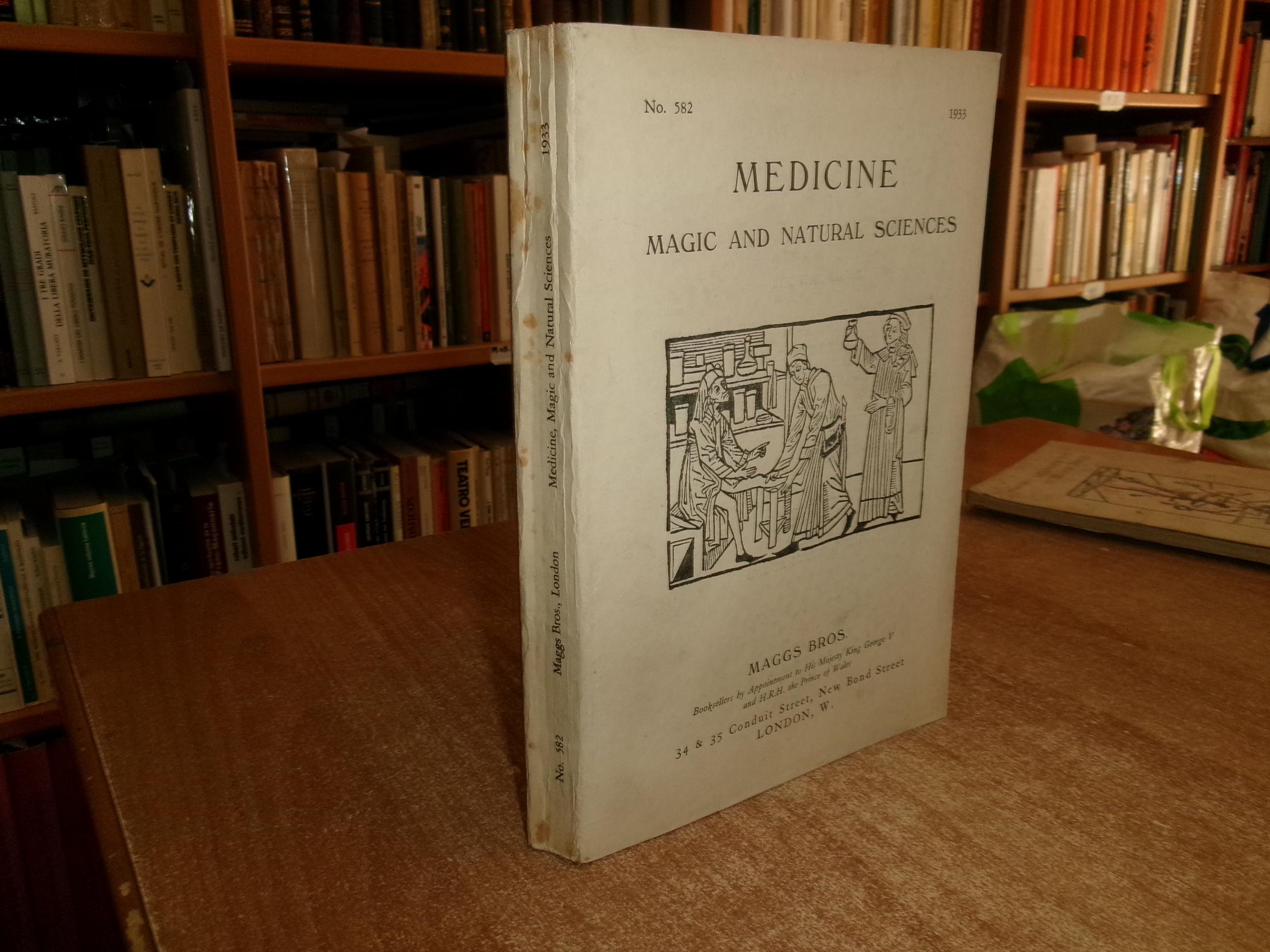 MEDICINE Magic and Natural Sciences... MAGGS BROS. No. 582 1933