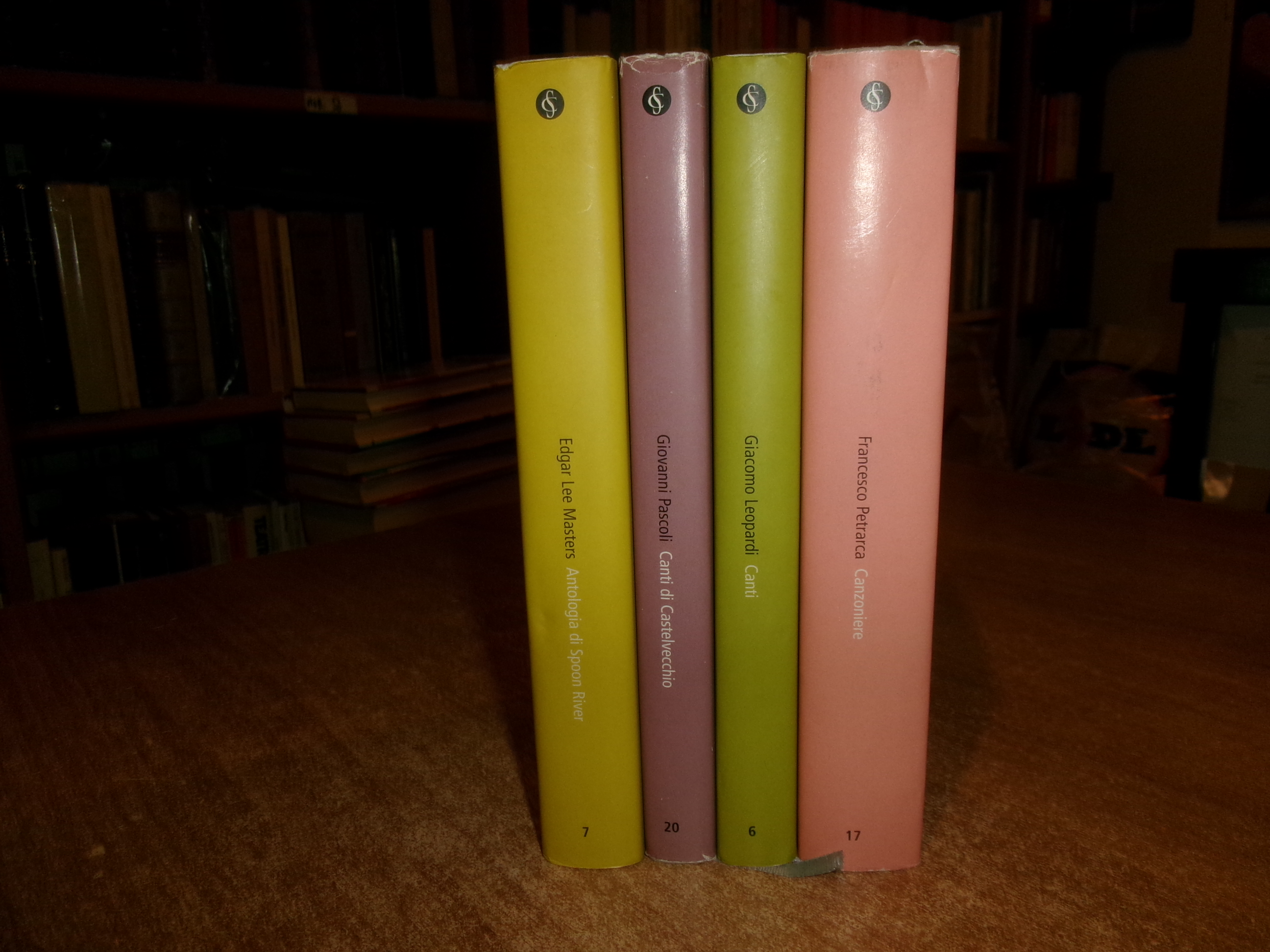 4 volumi. PASCOLI - LEOPARDI - EDGARD LEE MASTERS - …