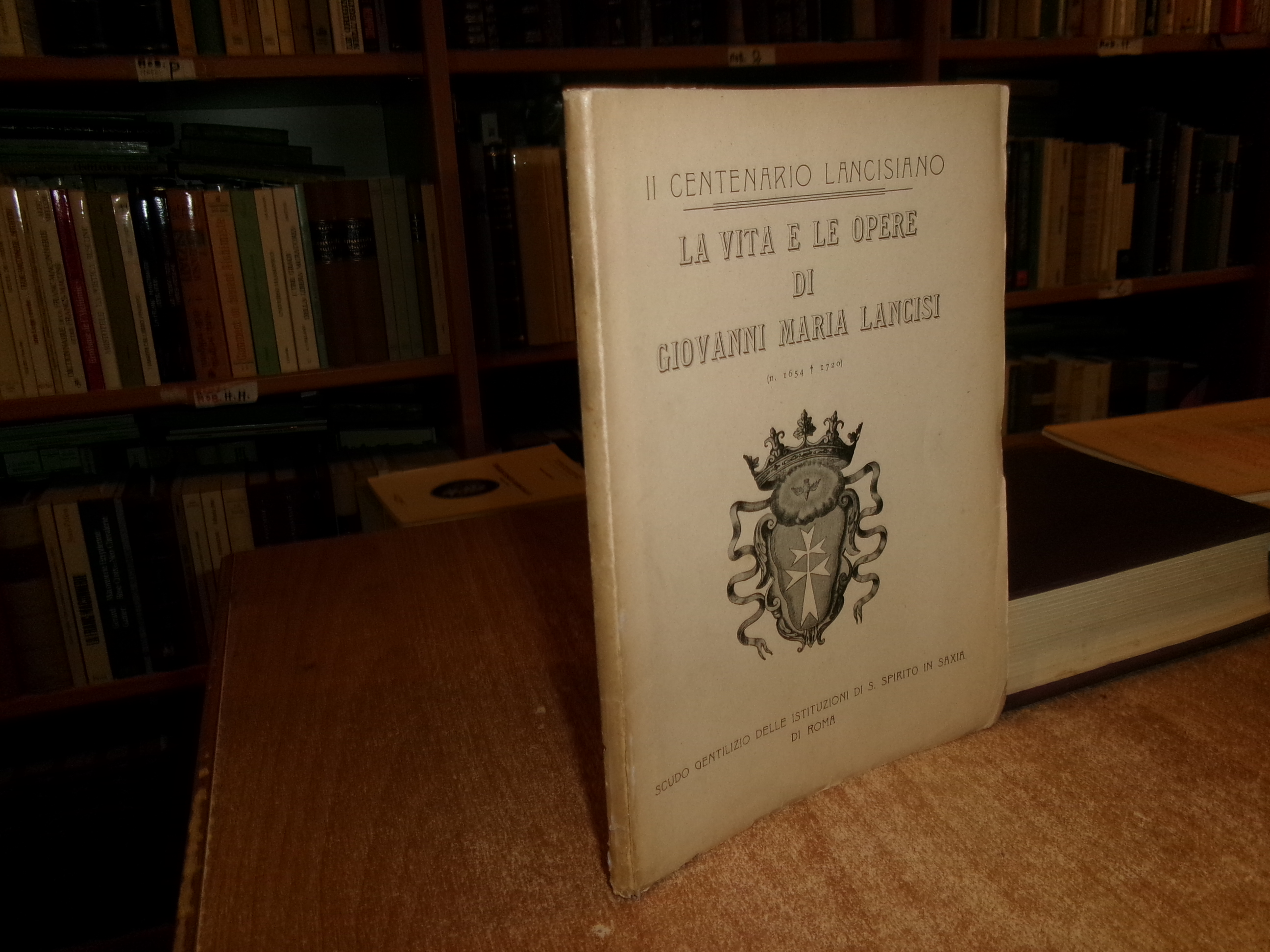 LA VITA E LE OPERE DI GIOVANNI MARIA LANCISI. Bacchini …