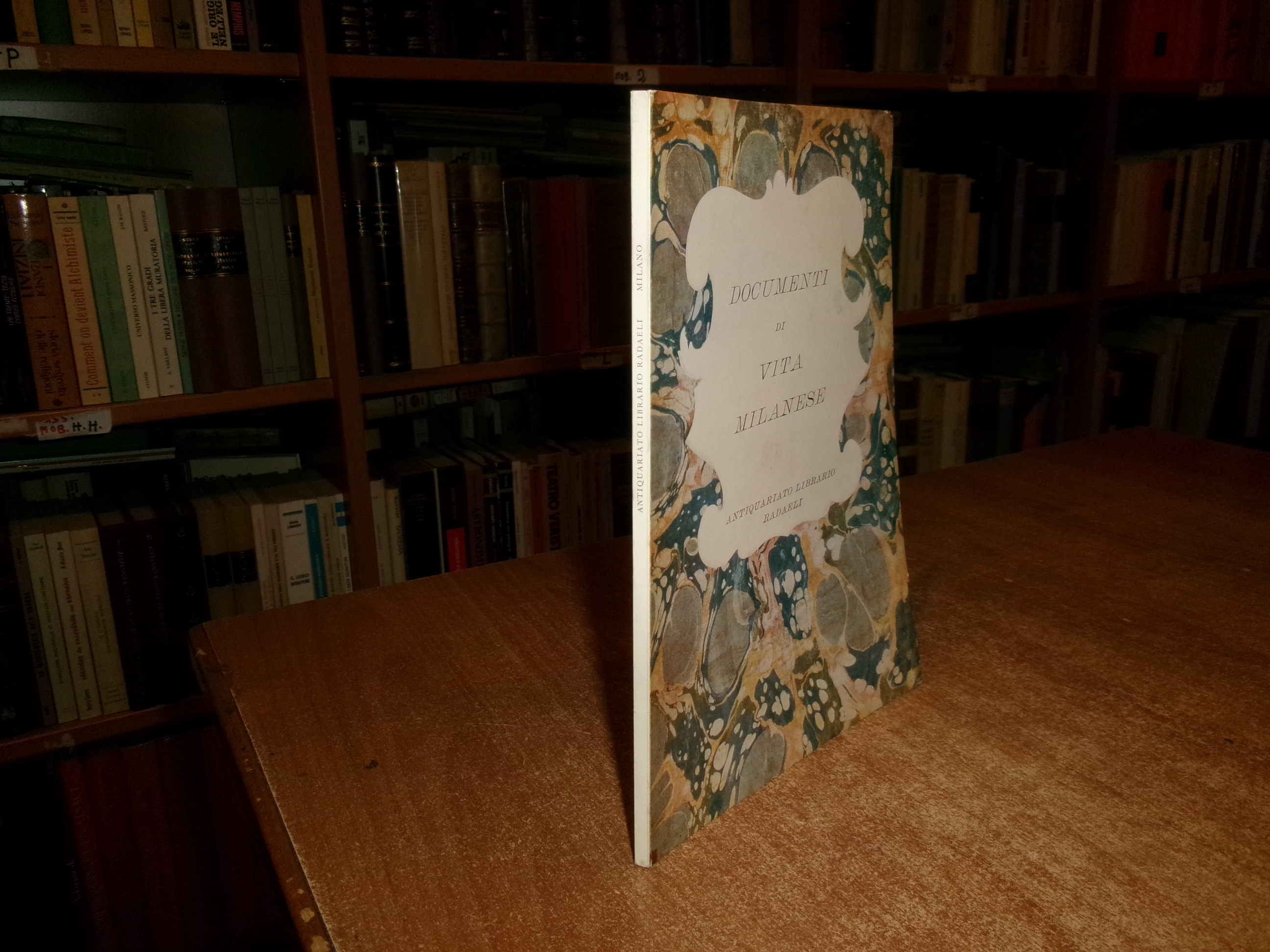 (Catalogo) Documenti di Vita Milanese. Antiquariato Librario RADAELI 1971