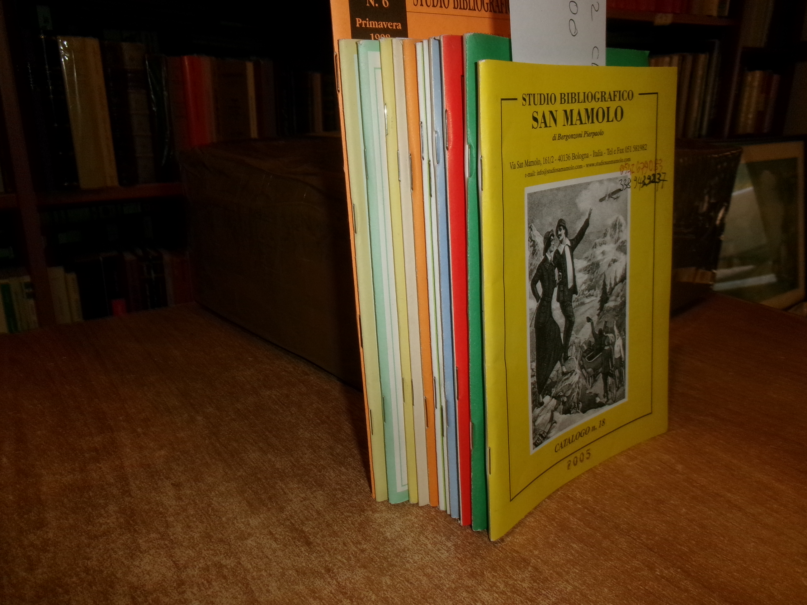 12 cataloghi STUDIO BIBLIOGRAFICO SAN MAMOLO 1998/2005