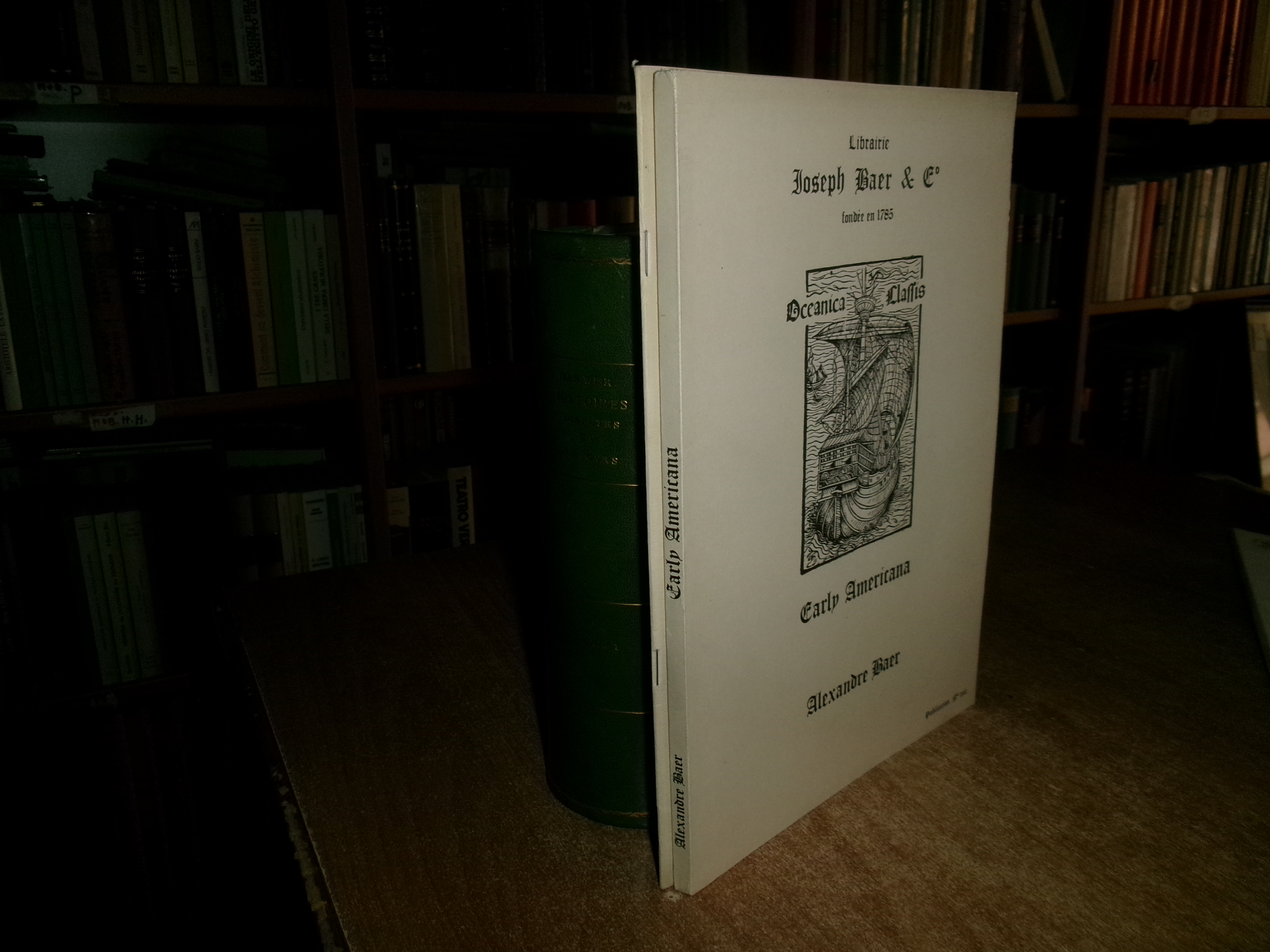 2 cataloghi Librairie JOSEPH BAER & Co