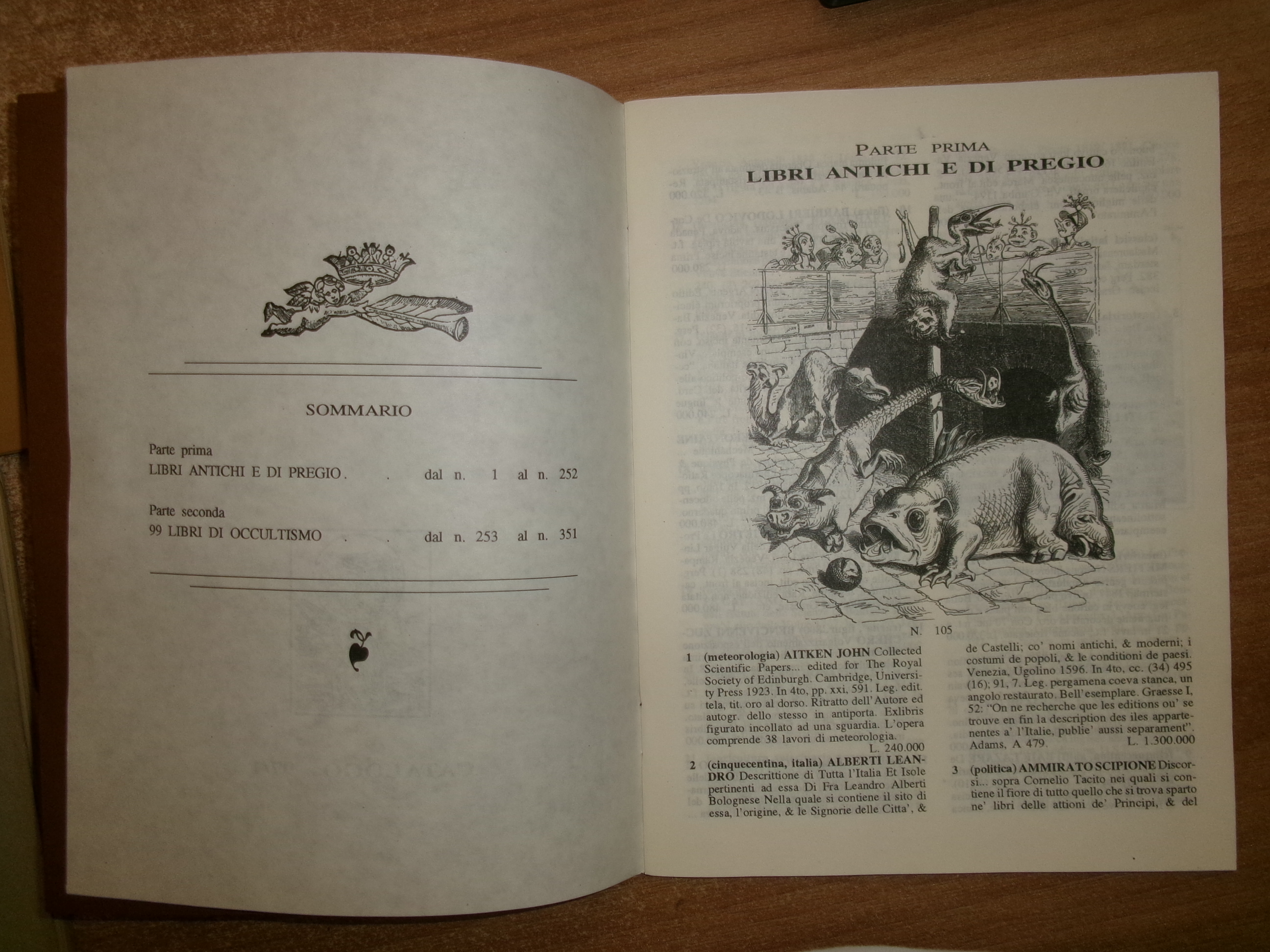4 cataloghi di Scienze Occulte: SIBRIUM/La Biblioteca di Don Ferrante... …