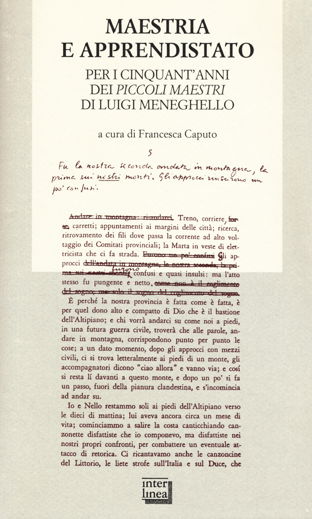 Maestria e apprendistato. Per i cinquant'anni dei «Piccoli maestri» di …