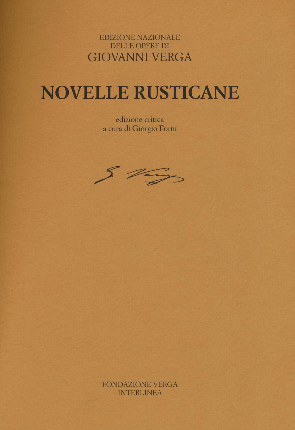 Novelle rusticane