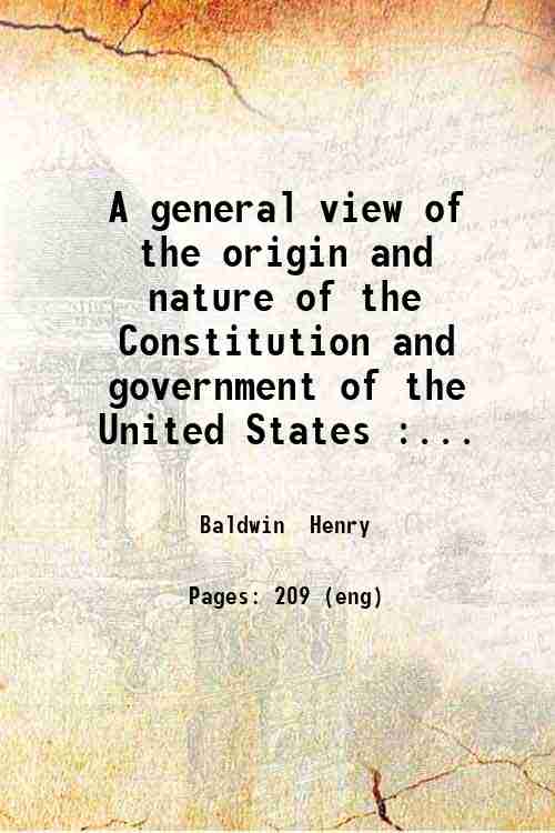 A general view of the origin and nature of the …