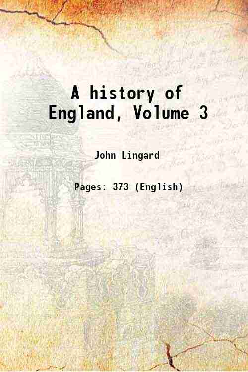A history of England, Volume 3 1860