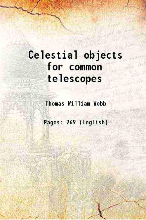 Celestial objects for common telescopes 1859