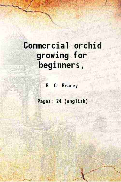Commercial orchid growing for beginners, 1929