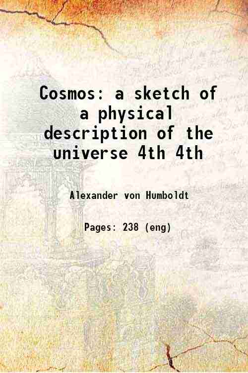 Cosmos a sketch of a physical description of the universe …