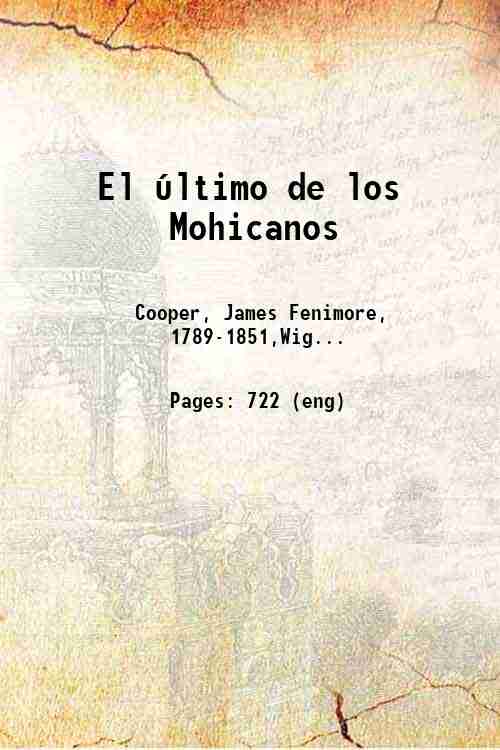 El ˙ltimo de los Mohicanos 1915