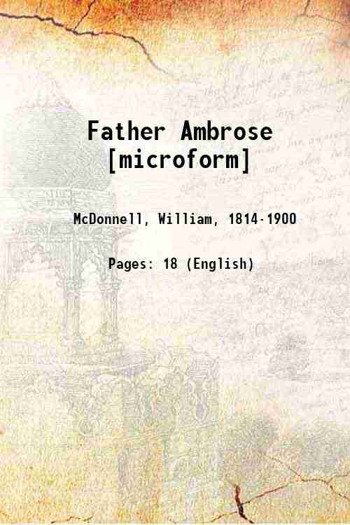 Father Ambrose 1898