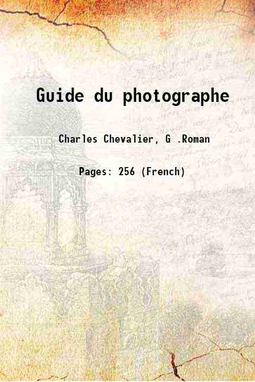 Guide du photographe 1854