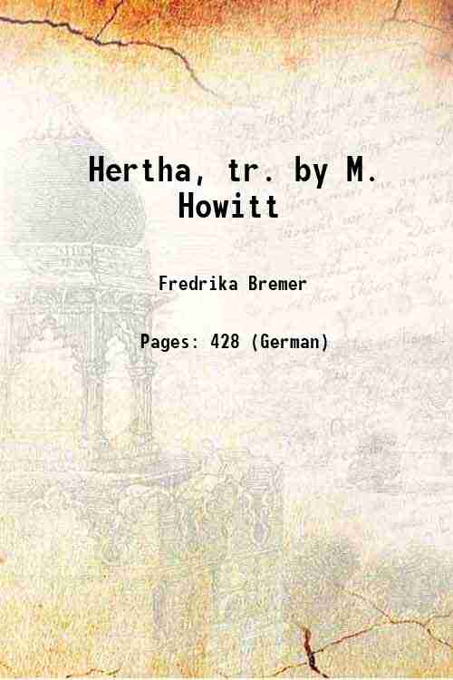 Hertha, tr. by M. Howitt 1856