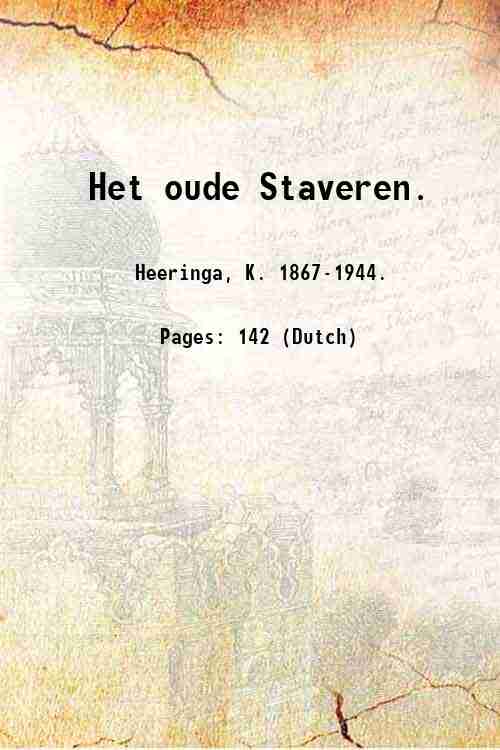 Het oude Staveren. 1893