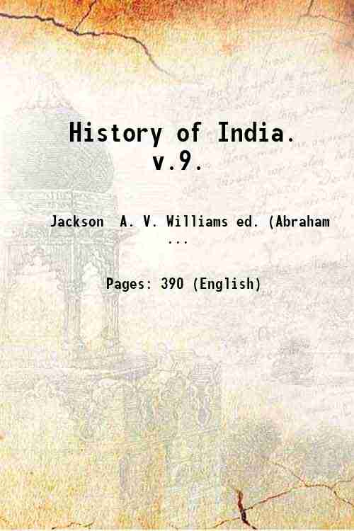History of India. v.9. Volume 9 1907