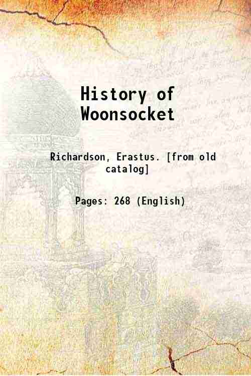 History of Woonsocket 1876
