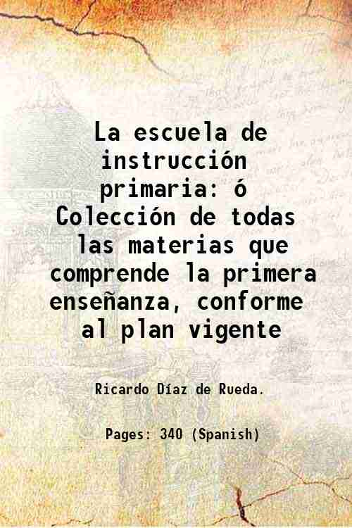 La escuela de instrucciÛn primaria Û ColecciÛn de todas las …