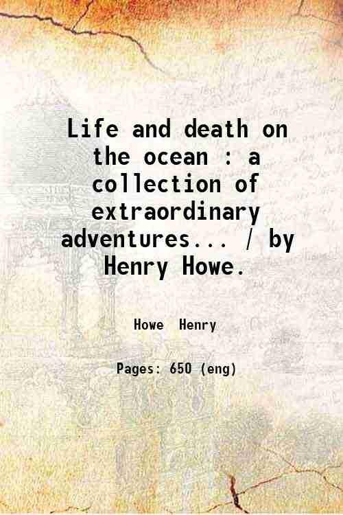 Life and death on the ocean : a collection of …