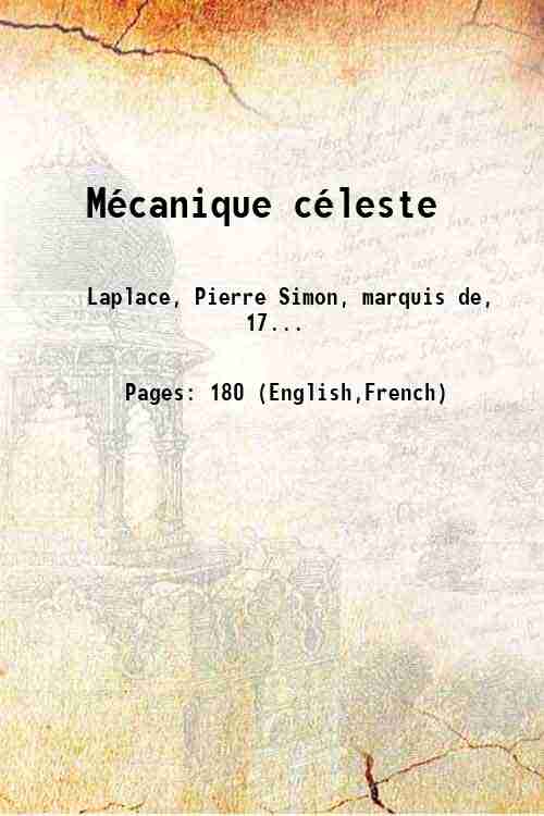 MÈcanique cÈleste Volume 4 1829