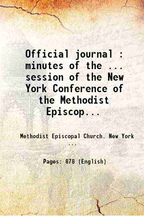 Official journal : minutes of the . session of the …