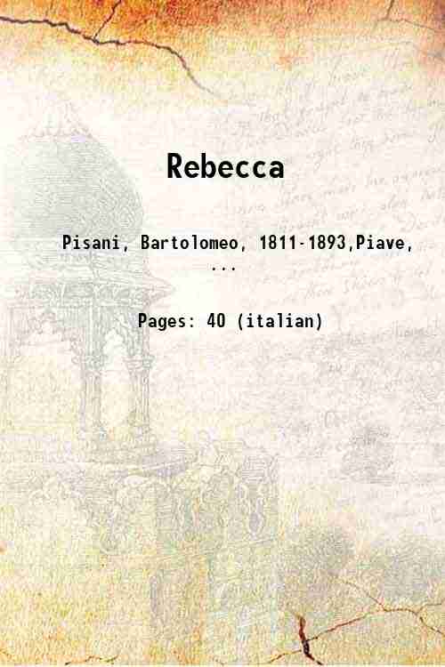 Rebecca 1865