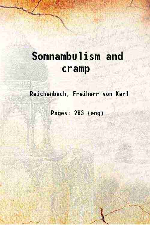 Somnambulism and cramp 1860