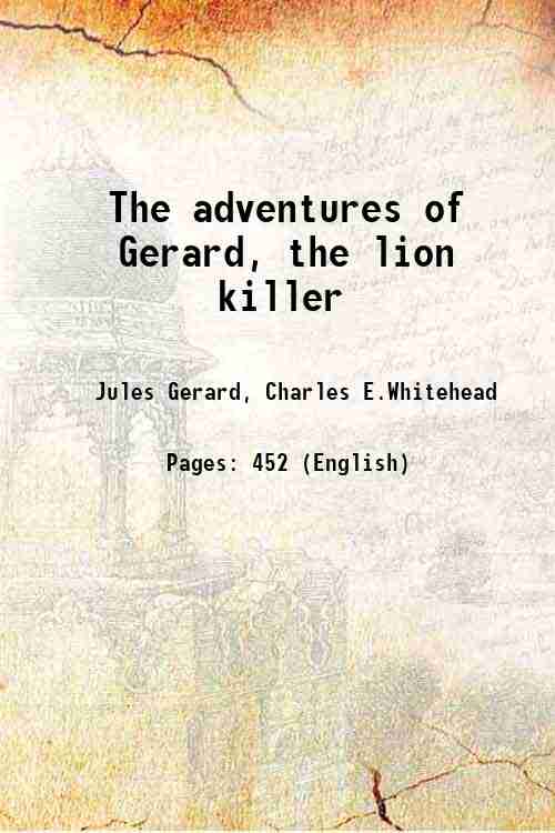 The adventures of Gerard, the lion killer 1856