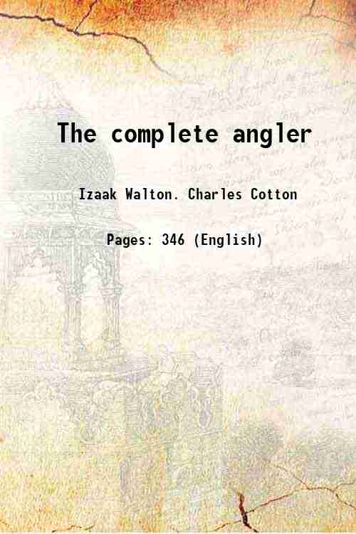 The complete angler 1854