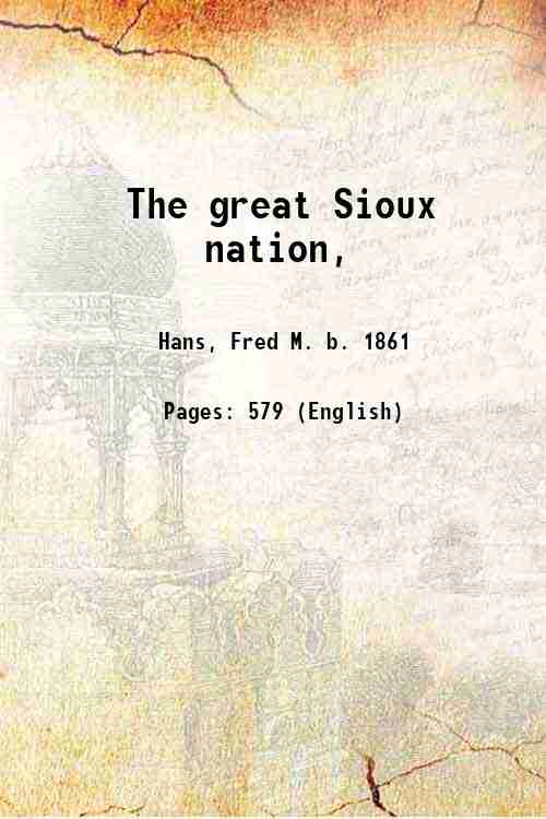 The great Sioux nation, 1907