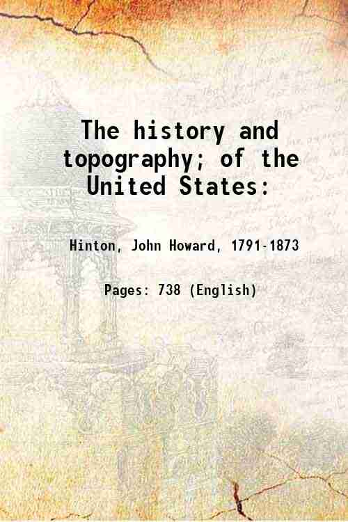 The history and topography; of the United States: Volume 2 …