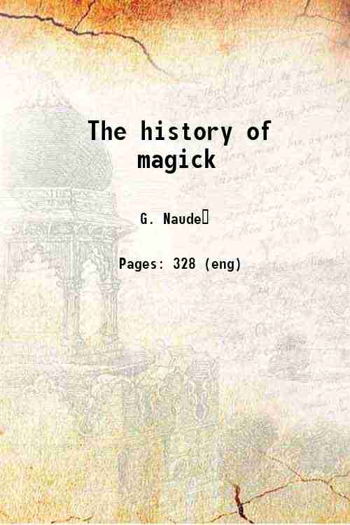 The history of magick 1657