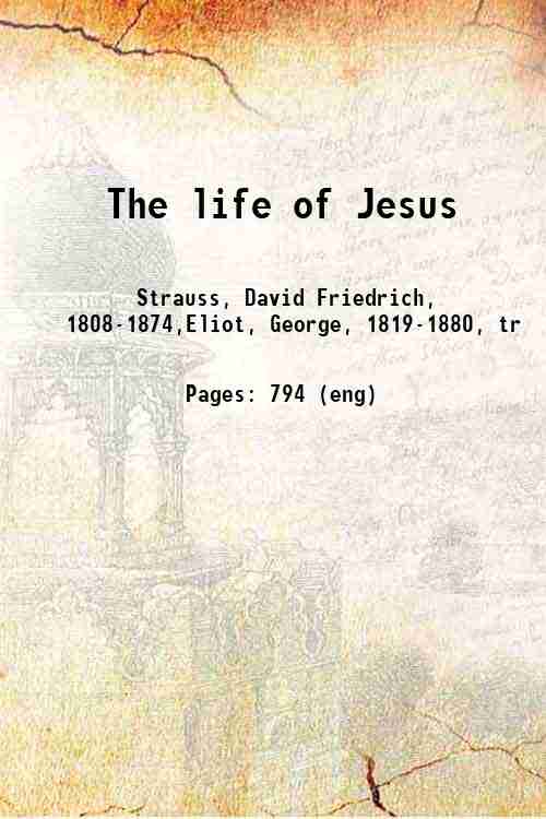 The life of Jesus 1892