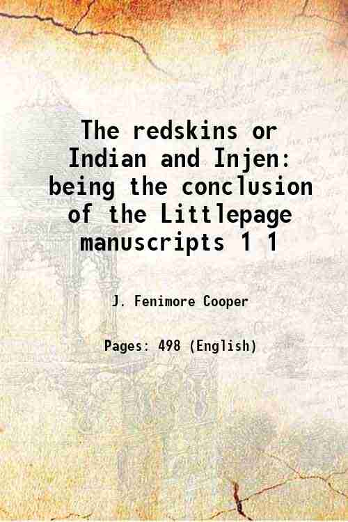 The redskins or Indian and Injen being the conclusion of …