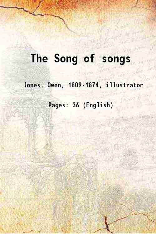 The Song of songs 1849