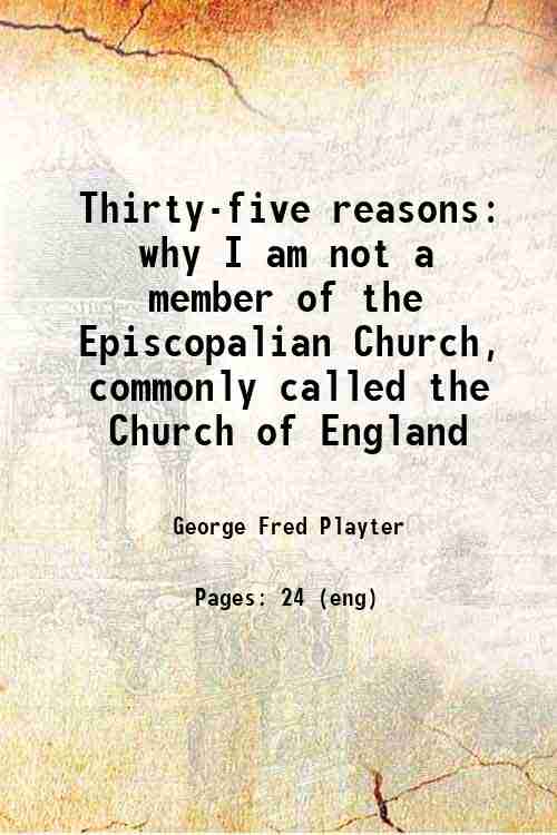 Thirty-five reasons why I am not a member of the …