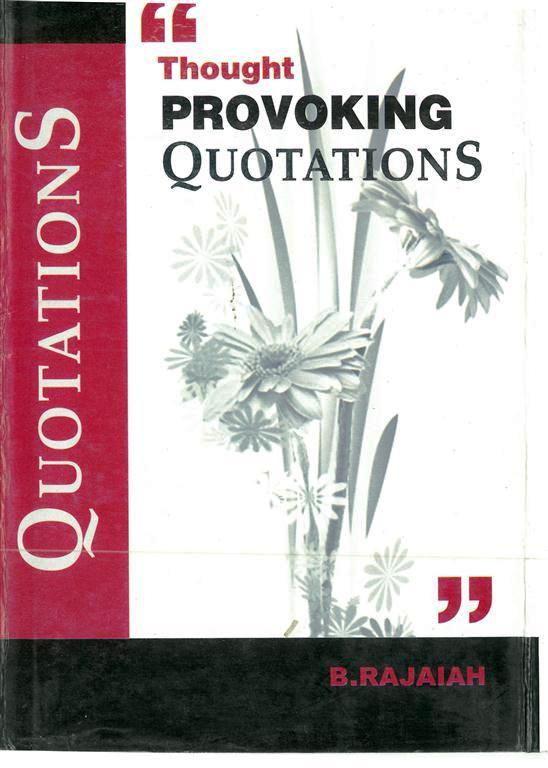 Thought Provoking Quotations [Hardcover]
