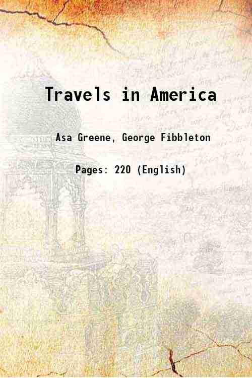 Travels in America 1833