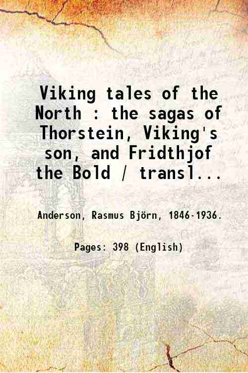 Viking tales of the North : the sagas of Thorstein, …